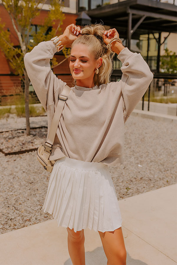 Subtle Charm Vintage Wash Sweatshirt Image - 1