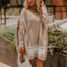 Cozy Lifestyle Oversized Sweater in Iced Latte Image - 1