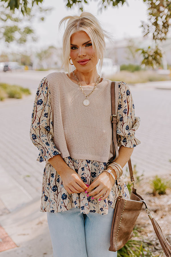 Sweet Melody Knit Top Curves Image - 1