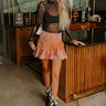 The Madison High Waist Denim Skort Image - 1