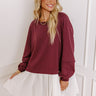 Cool Breeze Mini Dress in Mulled Wine Image - 1