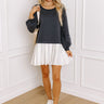 Cool Breeze Mini Dress in Dark Navy Image - 1