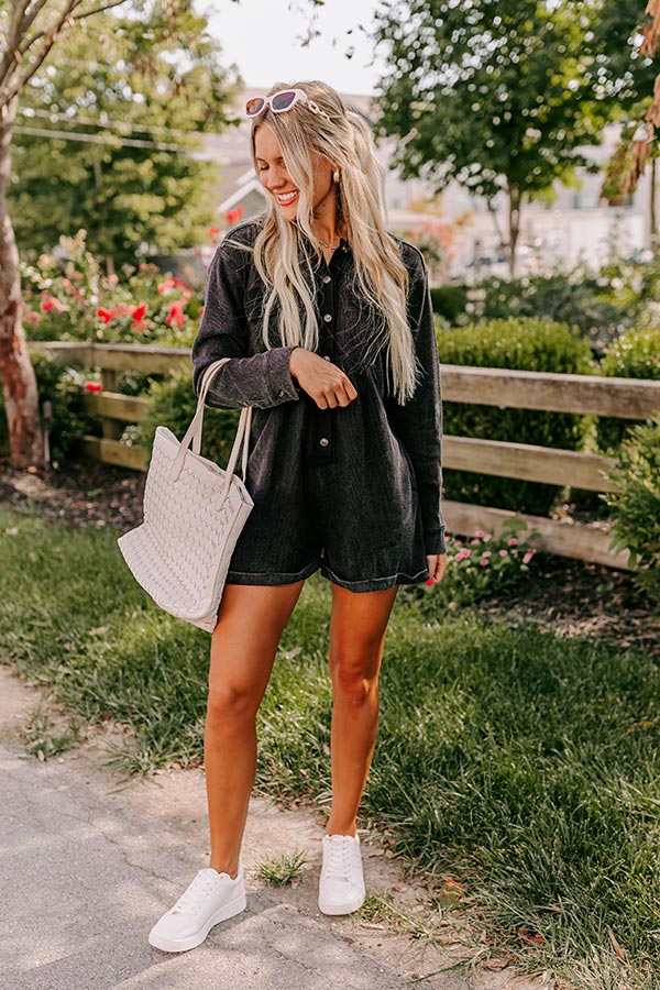 Sweet Charmer Waffle Knit Romper Image - 5