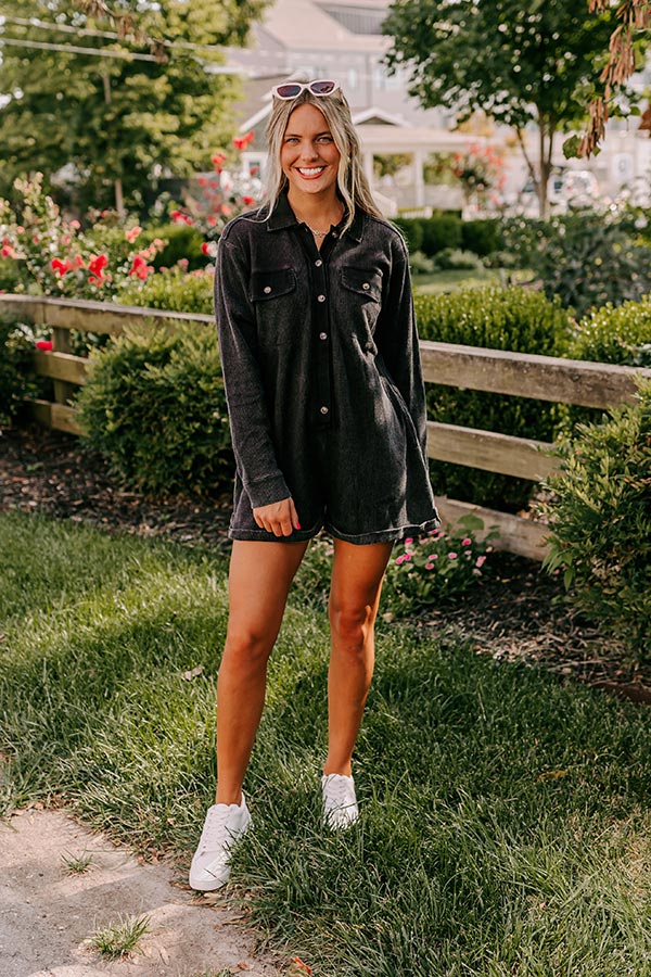 Sweet Charmer Waffle Knit Romper Image - 3