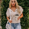 Cozy Lifestyle Knit Top in Oatmeal Image - 1