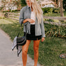 Casual Setting Chambray Button Up in Charcoal Image - 1