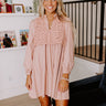 Boho Belle Two Piece Mini Dress in Blush Image - 1