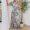 Feeling Luxurious Floral Velvet Midi Image - 1