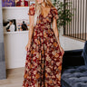 Wine For Two Floral Maxi Dress Image - 1