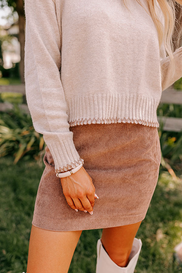Chia Latte Please Wool-Blend Sweater Image - 4