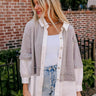 Country Club Social Button Up in Grey Image - 1