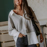 Country Club Social Button Up in Grey Image - 1