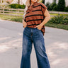 Risen Samantha High Waist Wide Leg Jean in Dark Wash Curves Image - 1