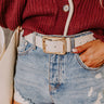 Trip Of A Lifetime Faux Leather Belt in Oatmeal Image - 1