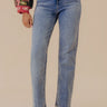 JUST USA Lillian High Waist Straight Leg Jean Image - 1