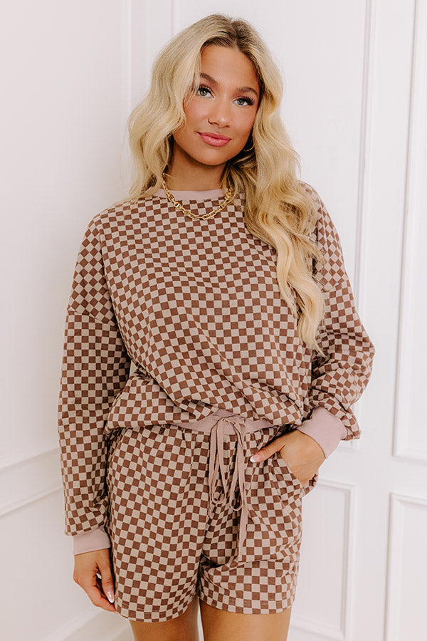 Call It Cozy Ultra Soft Tee in Mocha Image - 1