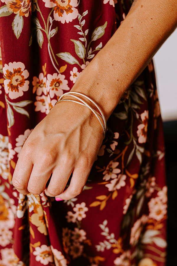 Sweet Glance Bangle Bracelet Set Image - 3