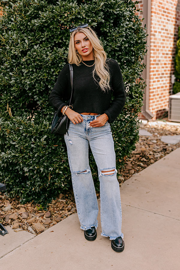 Risen Riley High Waist Straight Leg Jean in Medium Wash Image - 3