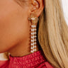 Kind Gesture Pearl Fringe Earrings Image - 1