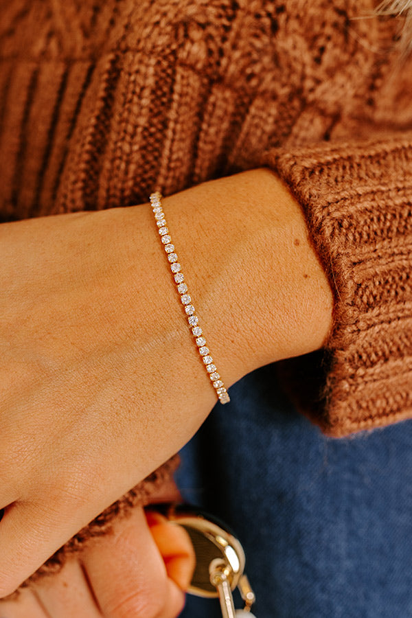 Gala Glam Tennis Bracelet Image - 1