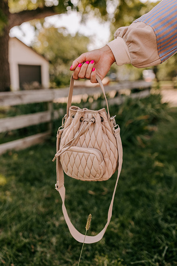Train To Times Square Quilted Bucket Bag Image - 1