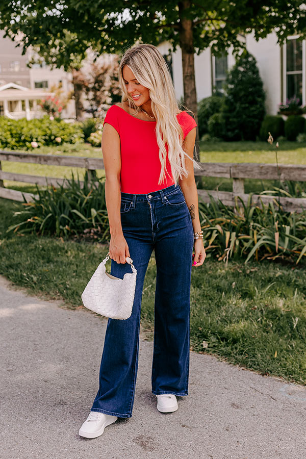 JUST USA Josephine High Waist Wide Leg Jean Image - 1