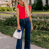 JUST USA Josephine High Waist Wide Leg Jean Image - 1