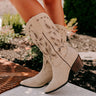 The Maeve Faux Nubuck Cowboy Boot Image - 1