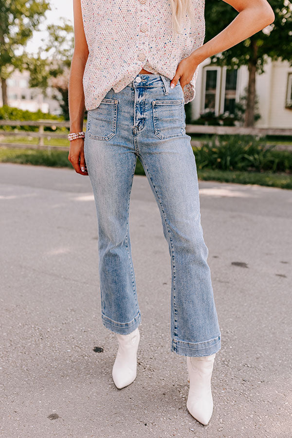 RISEN Eloise High Waist Ankle Flare Image - 2