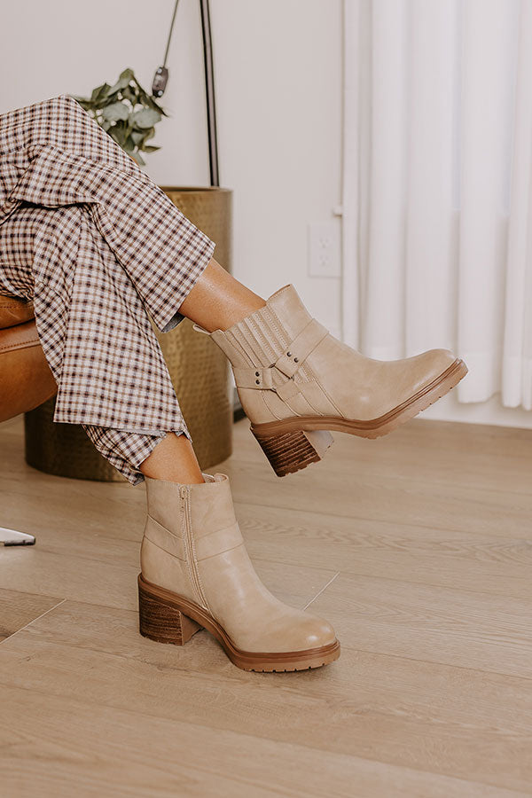 The Sloane Faux Leather Bootie Image - 4