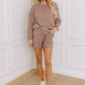 Call It Cozy Ultra Soft Shorts in Mocha Image - 1