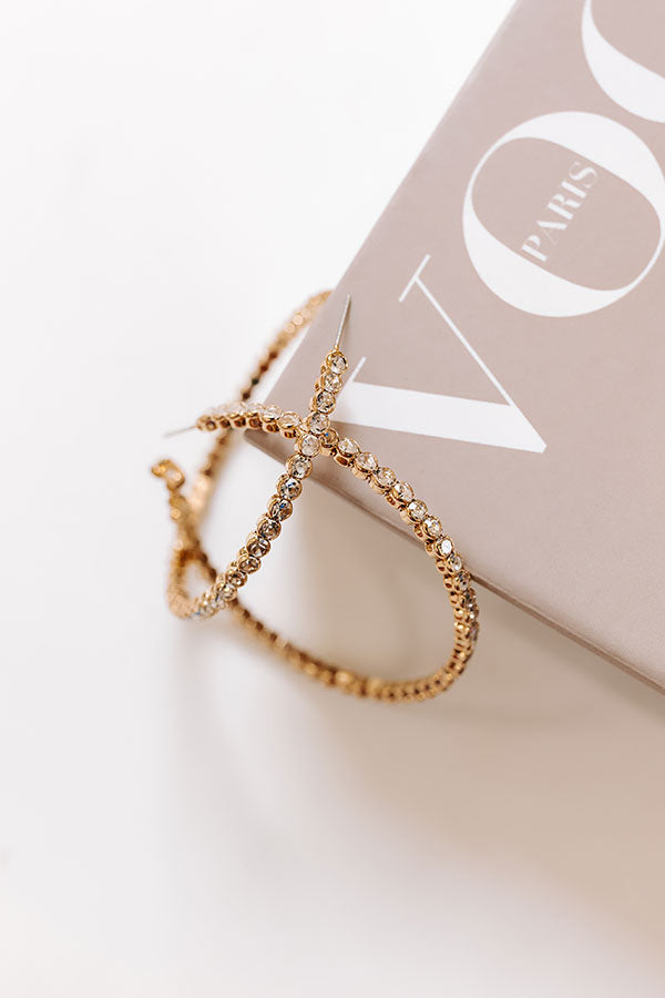 Paris Nights Hoop Earrings Image - 2