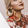Full Of Sparkle Hoop Earrings Image - 1