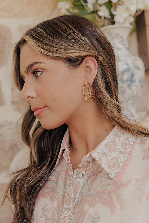 Feeling Artsy Hoop Earrings Image - 2