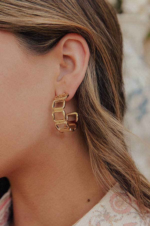 Feeling Artsy Hoop Earrings