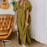 Wine Tasting Ready Midi in Olive Image - 1