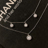 All The Sparkles Layered Necklace in Gold Image - 1