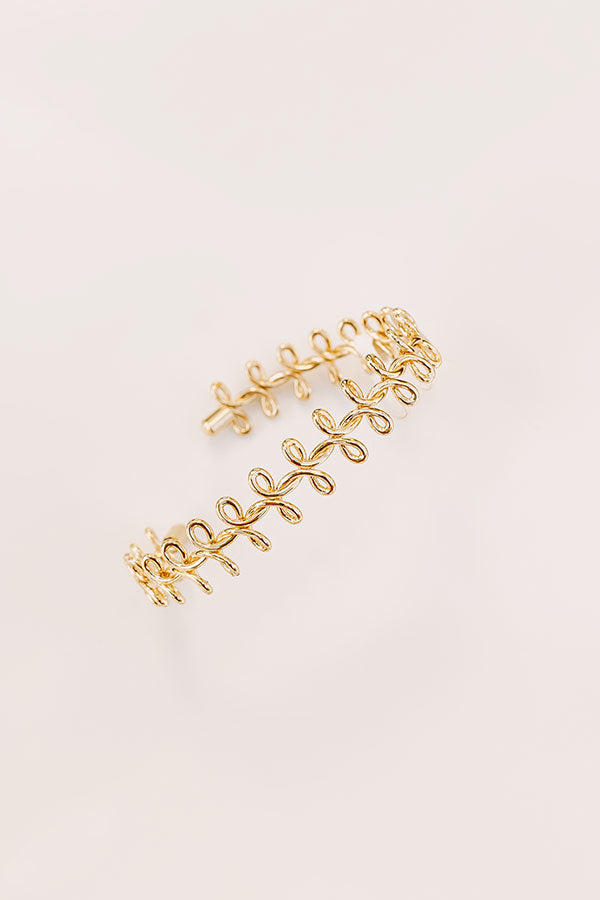 Golden Goddess Cuff Bracelet