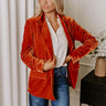 Downtown Happy Hour Velvet Blazer Image - 1