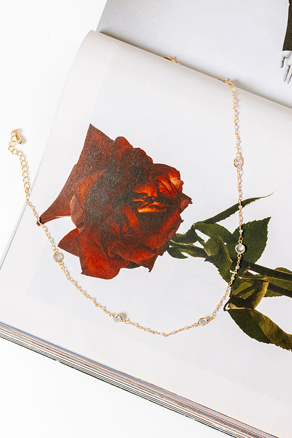 Subtle Shine Cubic Zirconia Necklace Image - 1