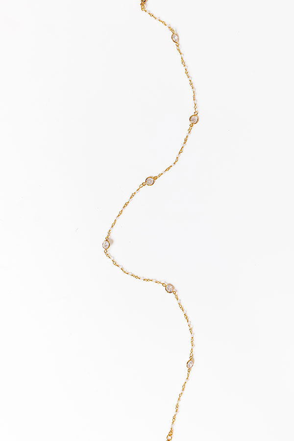 Subtle Shine Cubic Zirconia Necklace Image - 2