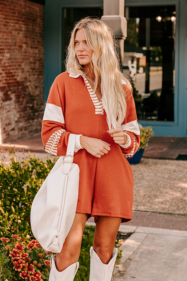 Pumpkin Spice Cutie Romper Image - 1