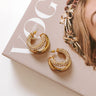 Dancing In The Moonlight Hoop Earrings Image - 1