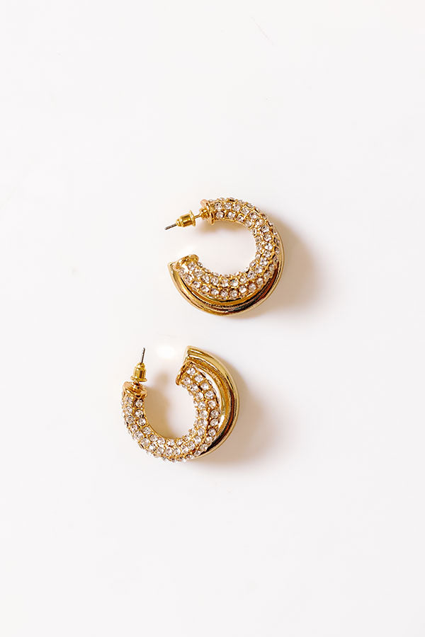 Dancing In The Moonlight Hoop Earrings Image - 2