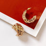 Art Gallery Ready Hoop Earrings Image - 1