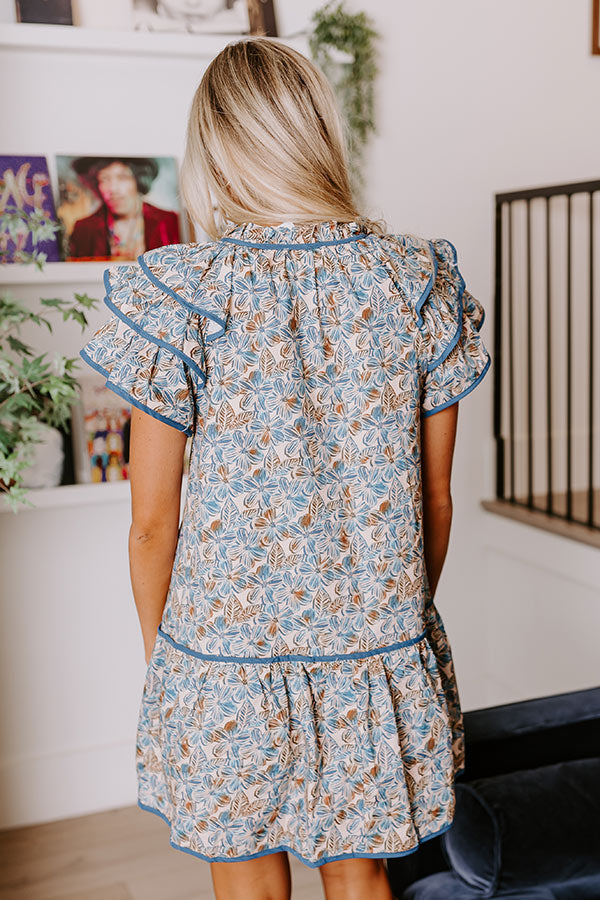 Precious Petals Ruffle Mini Dress Image - 5