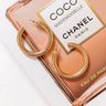 NYC Bound Hoop Earrings in Gold Image - 1