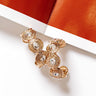 Chic Mindset Hoop Earrings in Clear Image - 1