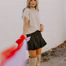 Classic Charm Jacquard Mini Skirt Image - 1