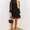 Delicate Daze Lace Mini Dress Image - 1